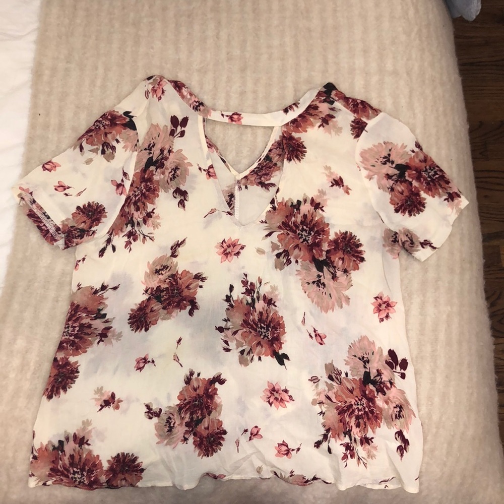 Nordstrom floral top